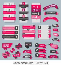 banner collection pink