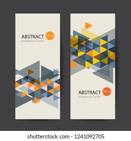 Banner Colorful Dynamic Abstract. Vector illustration.