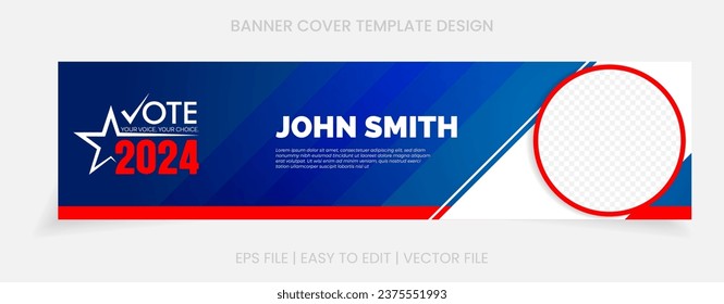 banner cover social media background template design.