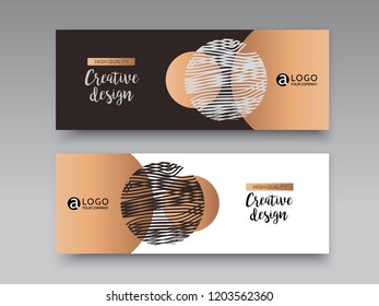 Banner covers template set modern abstract . Vector art illustration