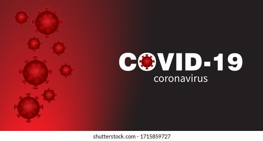 Banner COVID 19 - coronavirus - vector