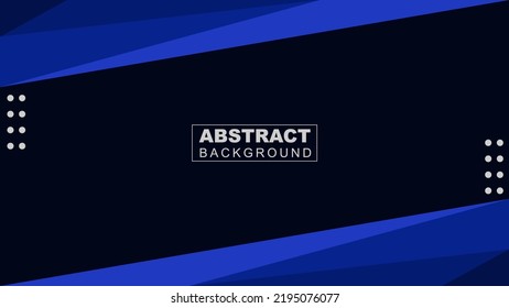 Banner, dunkelblauer abstrakter Hintergrund-Design