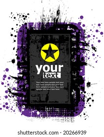 Banner in dark grunge style 4
