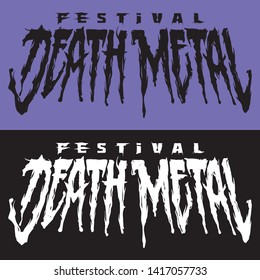 Banner For Death Metal Music Festival