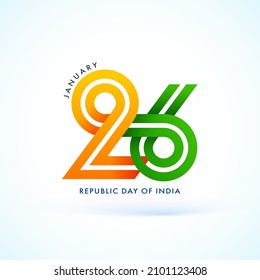 Banner design of 26th January Happy Republic Day of India template