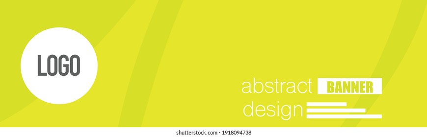 Banner design. Abstract background template. Social media header layout. Simple advertisement promo concept. Green color vector illustration.