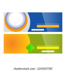 Banner Design abstract background Templates Vector