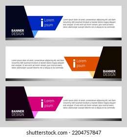 Banner design, abstract background, vector eps 10