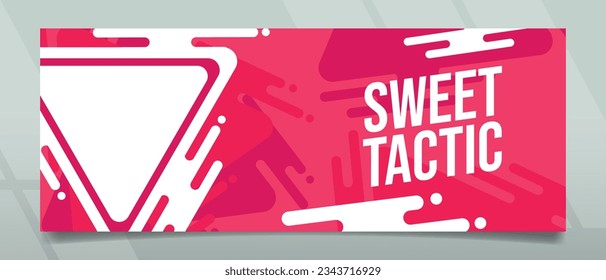 Banner design with abstract concept for tactic