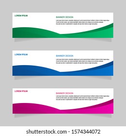 Banner design abstract template background