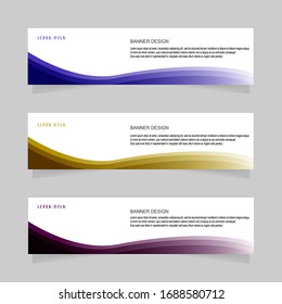 Banner design abstract template background