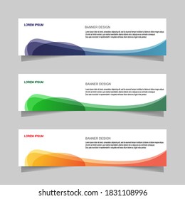 Banner design abstract template background