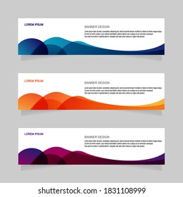 Banner design abstract template background