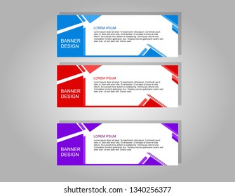 Banner design abstract vektor