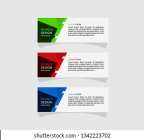 Banner design abstract vektor