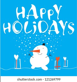 Banner design background, greeting Card. Vector frame./ Happy holidays