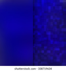 Banner design. Blue abstract template geometric background for your cards, flyers, banners, brochures etc. Vector illustration EPS10