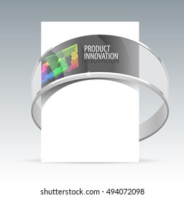banner design, booklet, for demonstration of the goods. Vector template
