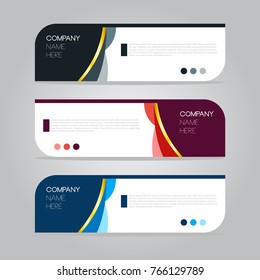 Banner design for business presentation