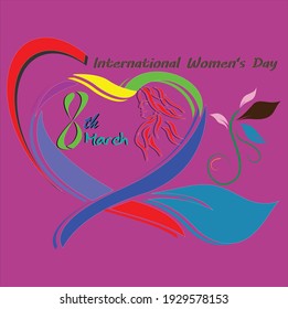banner design for celebration of international women's day