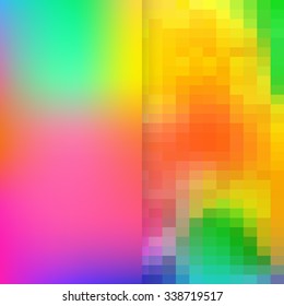 Banner design. Colorful abstract template geometric background for your cards, flyers, banners, brochures etc. Vector illustration EPS10