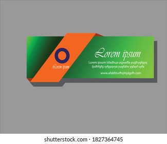 A Banner design for commercial and web use.
