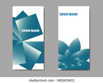 Banner Design Concept, geometric banner for promotion and business design. vector illustration.