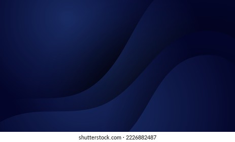Diseño de pancarta con patrón diagonal de franja azul oscuro. Fondo azul oscuro. Fondo de presentación abstracto de rayas de línea modernas