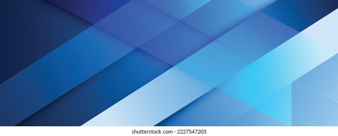 Banner design with diagonal dark blue stripe pattern. Modern line stripes curve abstract presentation background