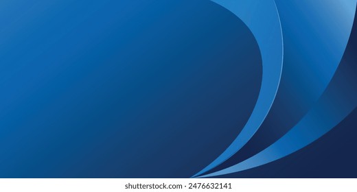 Diseño de Anuncio con patrón de rayas en azul claro ondulado diagonal. Fondo de presentación abstracto de líneas modernas.eps10