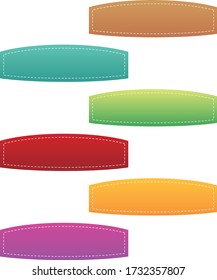 the banner design for event and children book illustration with various color