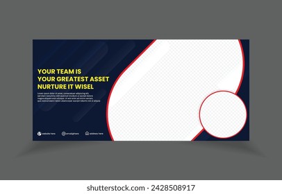 banner design file business horizontal.