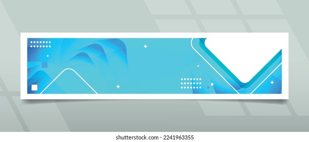 Banner design with futuristic modern concept