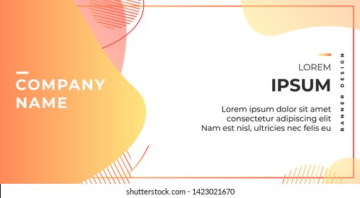 BANNER DESIGN WITH GRADIENT COLOR