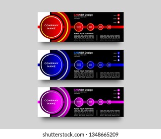 Banner design, header page cover, background corporate, modern vector, label geometric