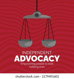 Banner Design Of Independent Advocacy Template. 