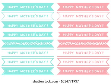 Banner design. Logo design.
Banner on Mother's Day. Material collection of Mother's Day.
Sticker design.
