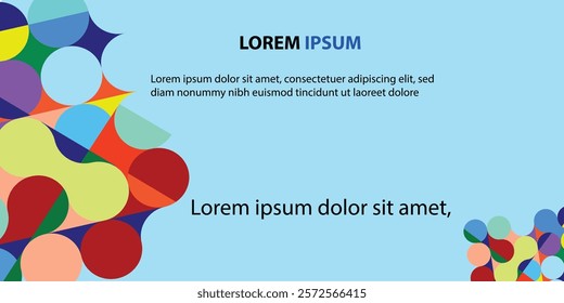 Banner design with modern design 