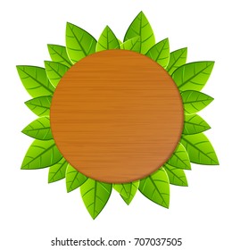 Banner design natural theme