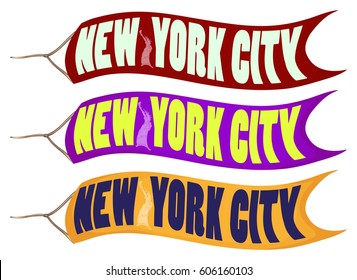 Banner design for New York City illustration