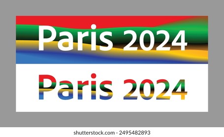 Banner Design of Paris Olympics 2024 Games.