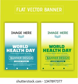 banner design, poster, flyer, brochure, conceptual with simple layout but elegant and good user interface