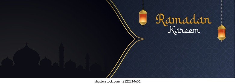 banner design with ramadan theme