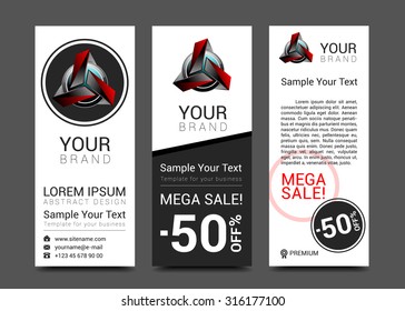 Banner design red robot technology turquoise black.