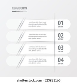 Banner Design Rounded style white color