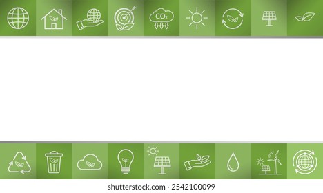 Banner design for sustainability development, ESG, CSR and Eco friendly concept, Vector illustration