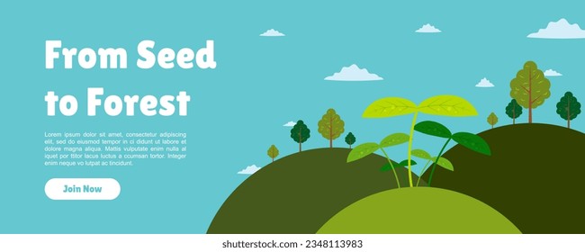 Banner design for sustainable development and eco-friendly concept, with message about the importance of green cities and the commemoration of World Environment Day.