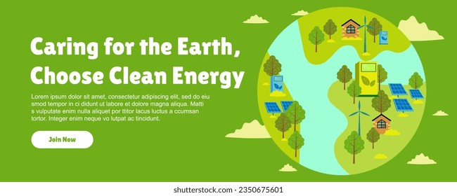 Banner design for sustainable development and eco-friendly concept, with message about the importance of green cities and the commemoration of World Environment Day.