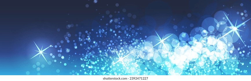 Plantilla de diseño de banner con fondo de color borroso abstracto - colores azules y blancos, diseño gráfico de vectores creativos de gran escala oscuro para web, tarjetas de felicitación, eventos de vacaciones, afiches