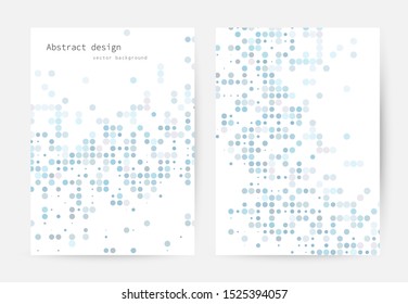 banner design template. Abstract halftone effect with vector illustration on background. Vector illustration